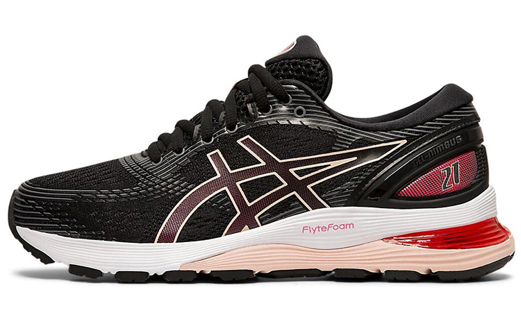 【代購】Asics Gel Nimbus 21 'Black Laser Pink' Women's