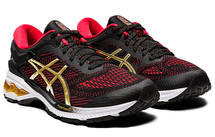 【代購】Asics Gel-Kayano 26 'Black Red Gold' Women's