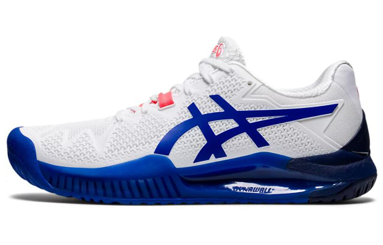 【代購】Asics Gel Resolution 8 'White Lapis Lazuli Blue' Women's