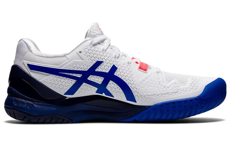 【代購】Asics Gel Resolution 8 'White Lapis Lazuli Blue' Women's