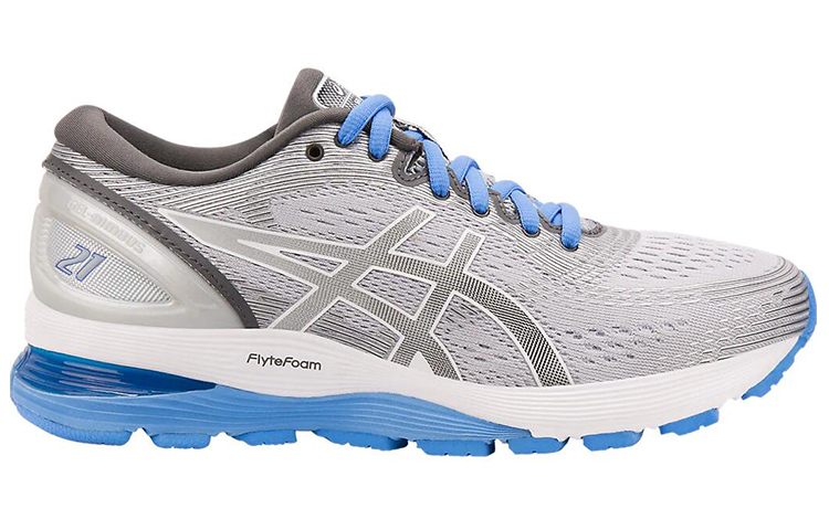 【代購】Asics Gel Nimbus 21 'Mid Grey Blue' Women's