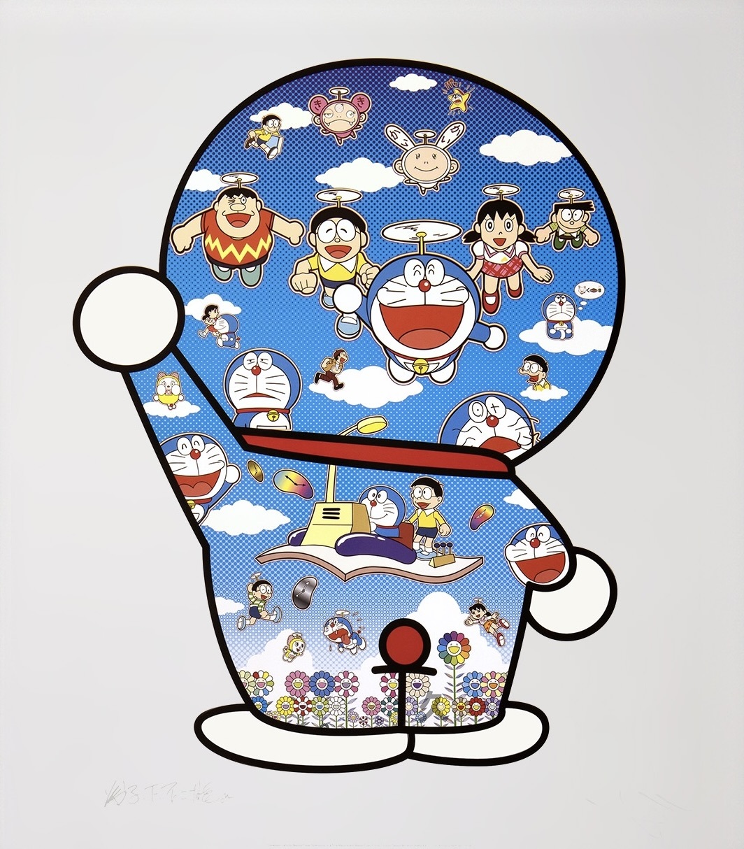 村上隆 Takashi Murakami - Doraemon and Friends Under the Blue Sky