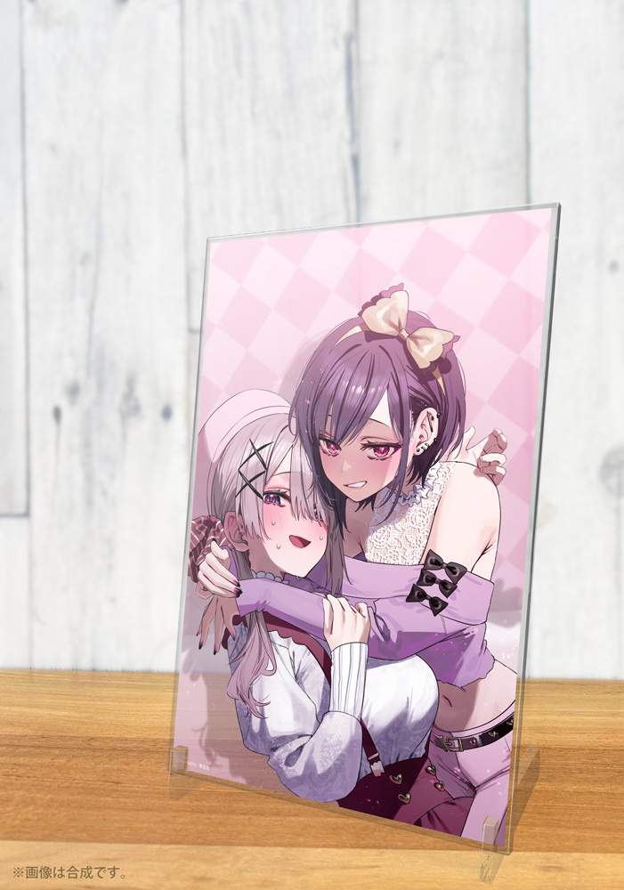 Cospa 0217 久留真珠海＆浜薔薇輝子 アクリルアートスタンド [好都合セミフレンド]