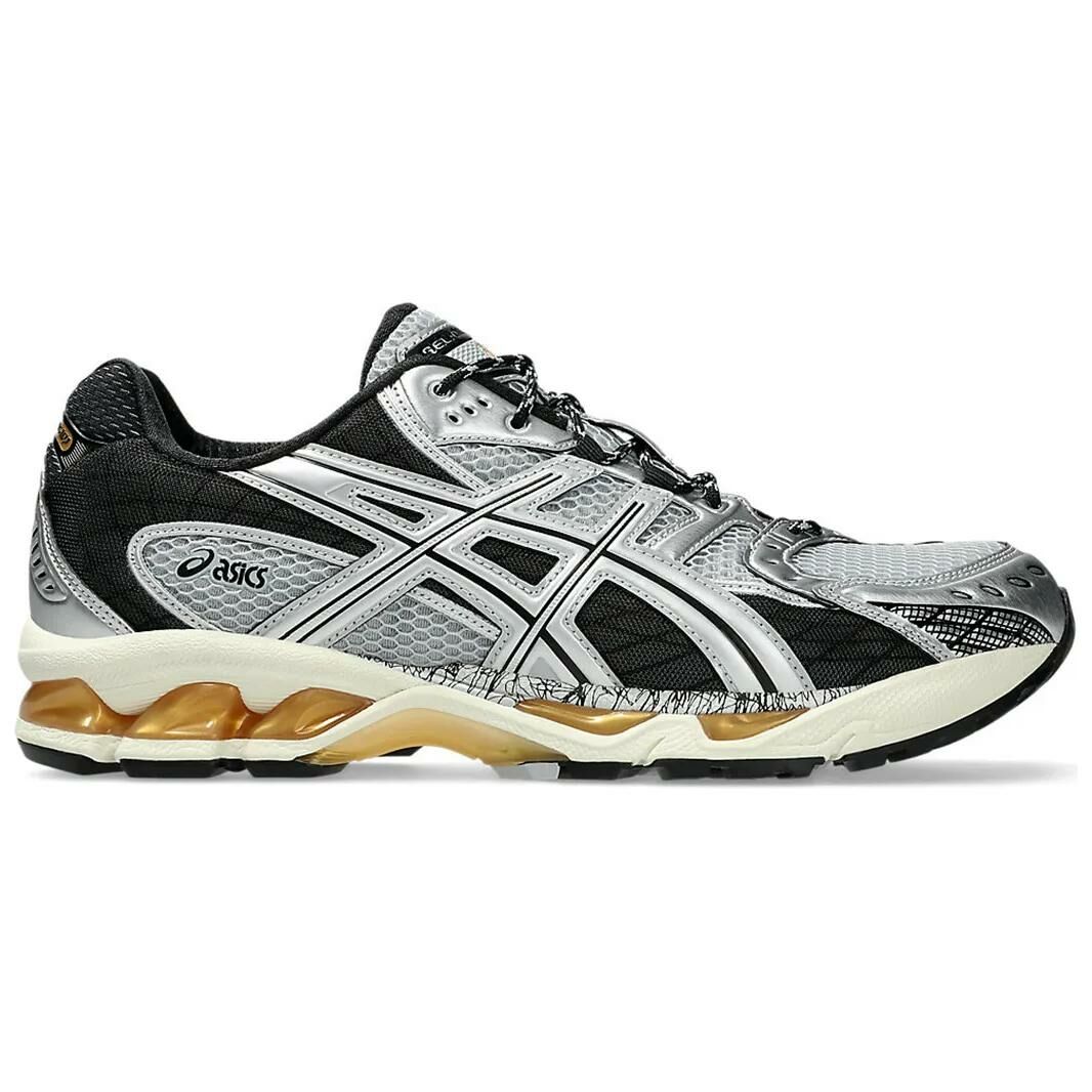 【代購】Asics GEL-Nimbus 10.1 Low-Top Casual Running Shoes Unisex Silver Black Brown