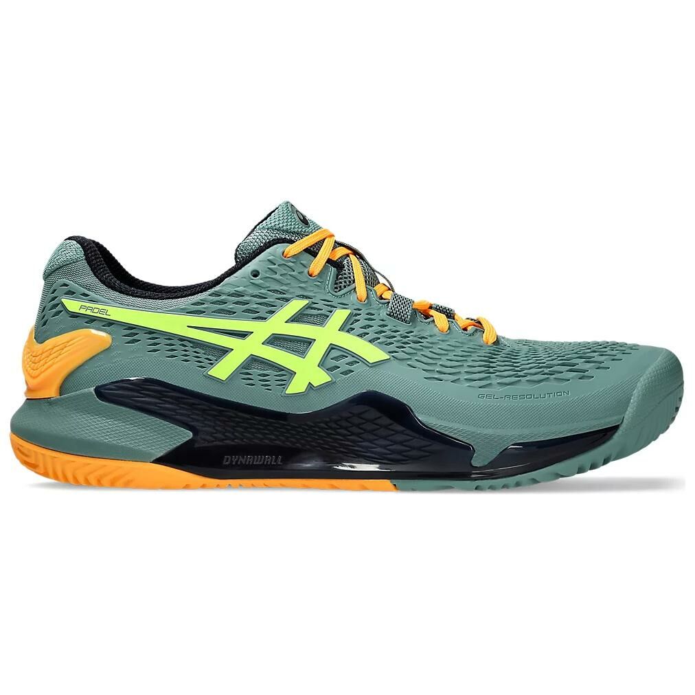 【代購】Asics Gel-Resolution 9 Anti-Slip And Wear-Resistant Balance Low-Top Casual Running Shoes Men's Green Orange