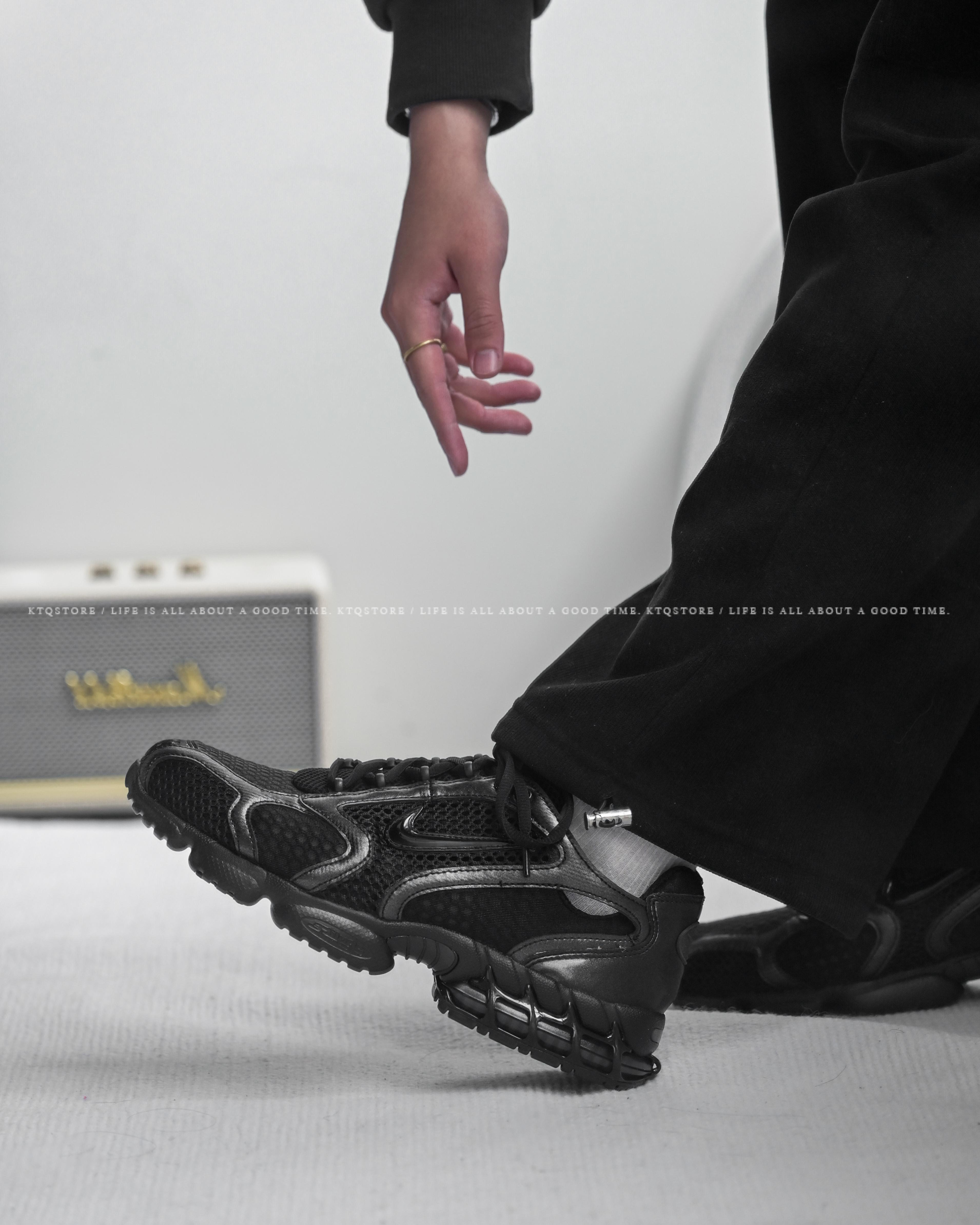 KTQ STORE ‧ Nike Air Zoom Spiridon Cage 2 "Triple Black" 黑魂 HM8497-010