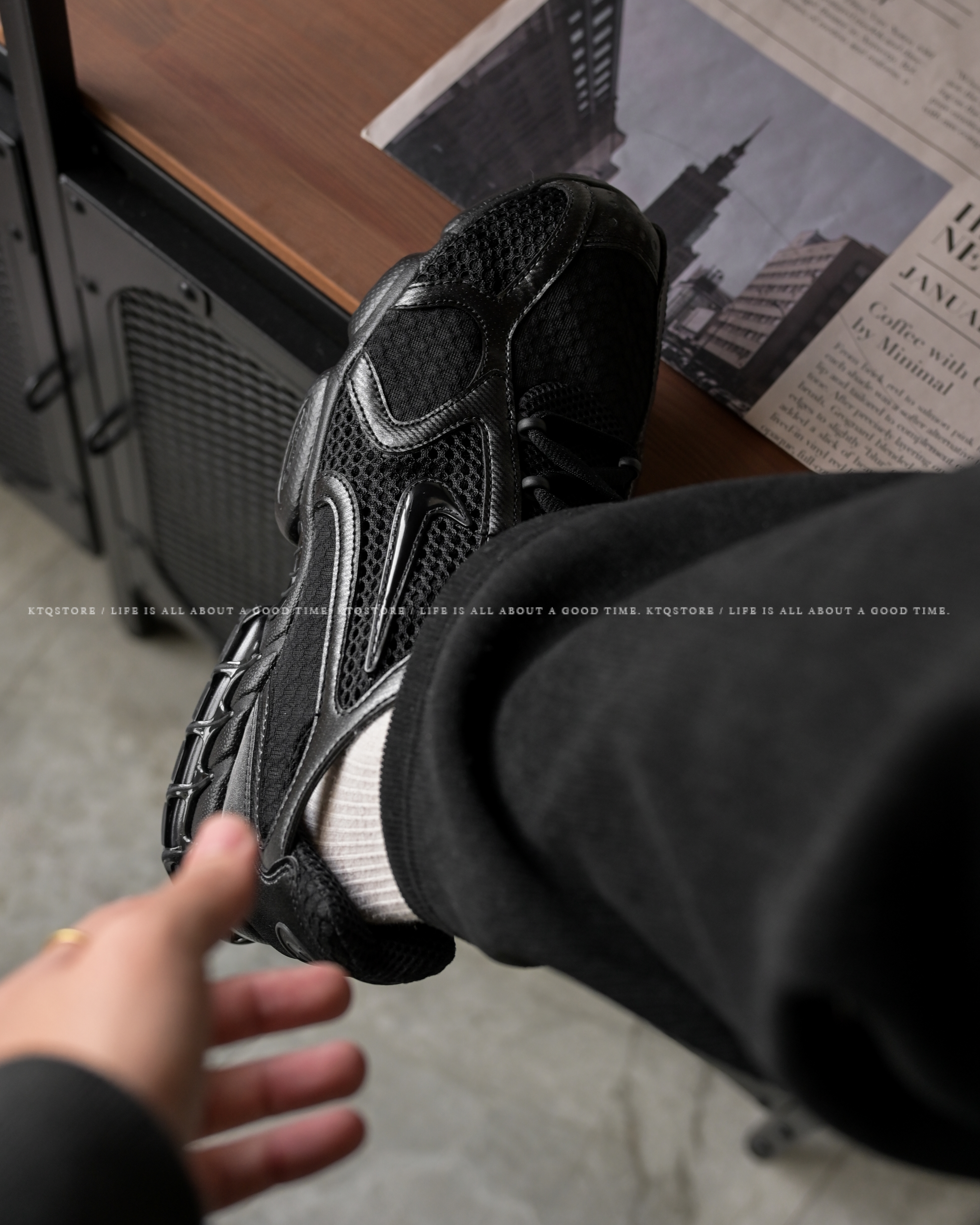 KTQ STORE ‧ Nike Air Zoom Spiridon Cage 2 "Triple Black" 黑魂 HM8497-010