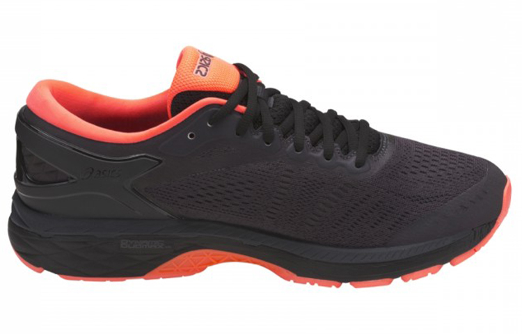 【代購】Asics Gel-Kayano 24 Running Shoes Men Low-Top Black/Orange