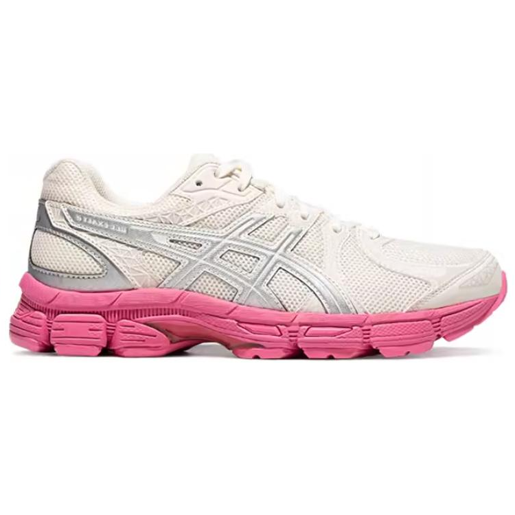 【代購】Asics Gel-Exalt 2 Anti-Slip And Wear-Resistant Breathable Low-Top Sprint Running Shoes Women's Beige Silver