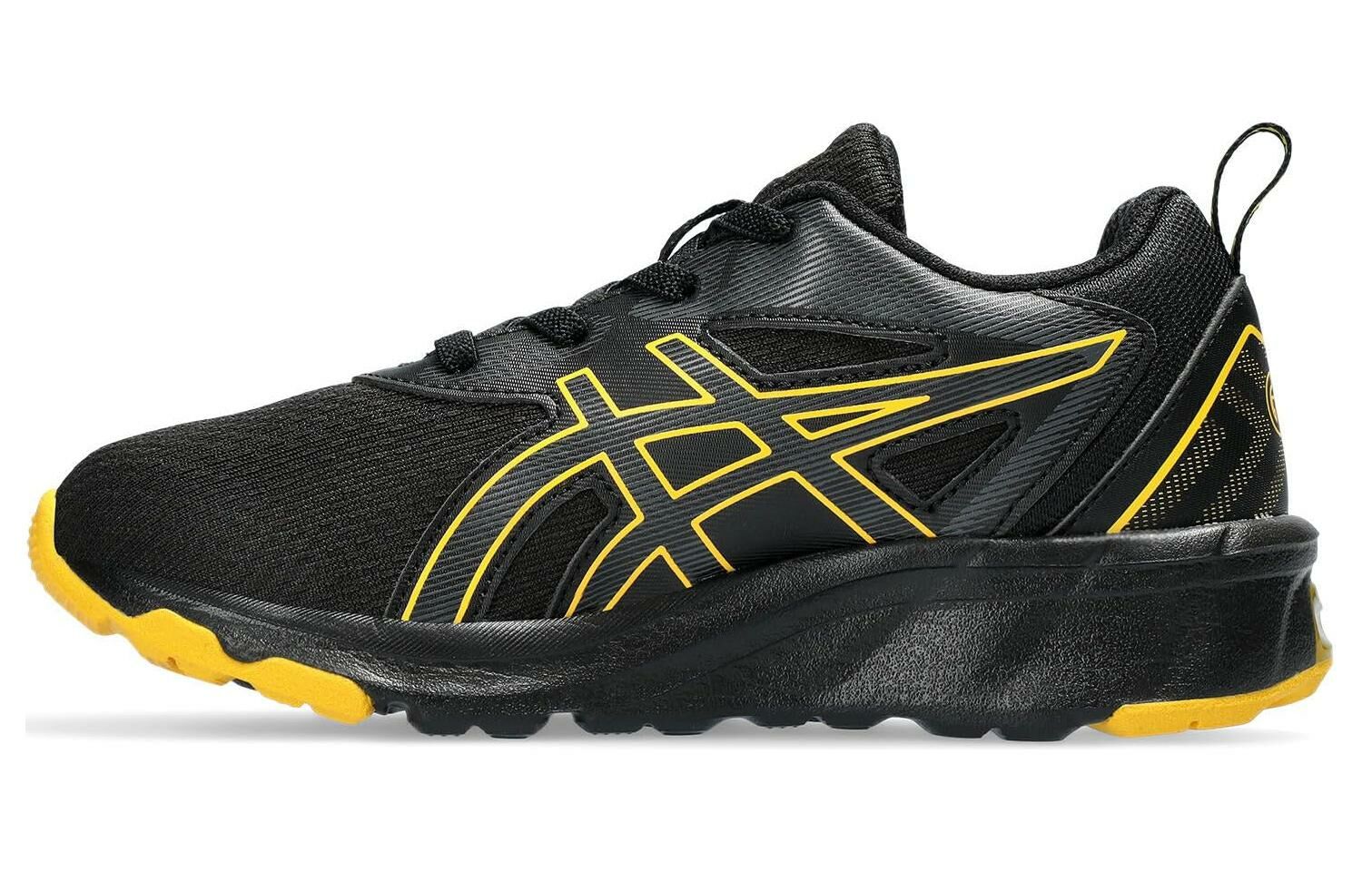 【代購】Asics Gel-Quantum 90 4 Durable Breathable Low-Top Running Shoes Unisex Black Yellow