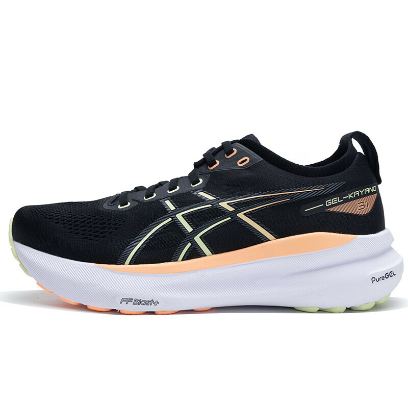【代購】Asics Gel-Kayano 31 Cushioned Wear-Resistant Breathable Supportive Lightweight Low-Top Casual Running Shoes Men's Black
