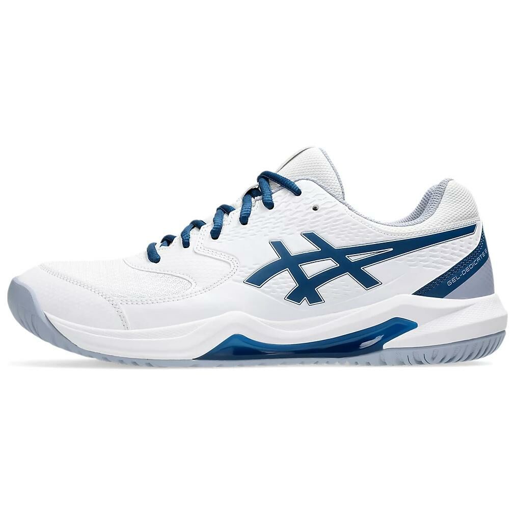 【代購】Asics Gel-Dedicate 8 Cushioning Low-Top Tennis Shoes Men's White Blue