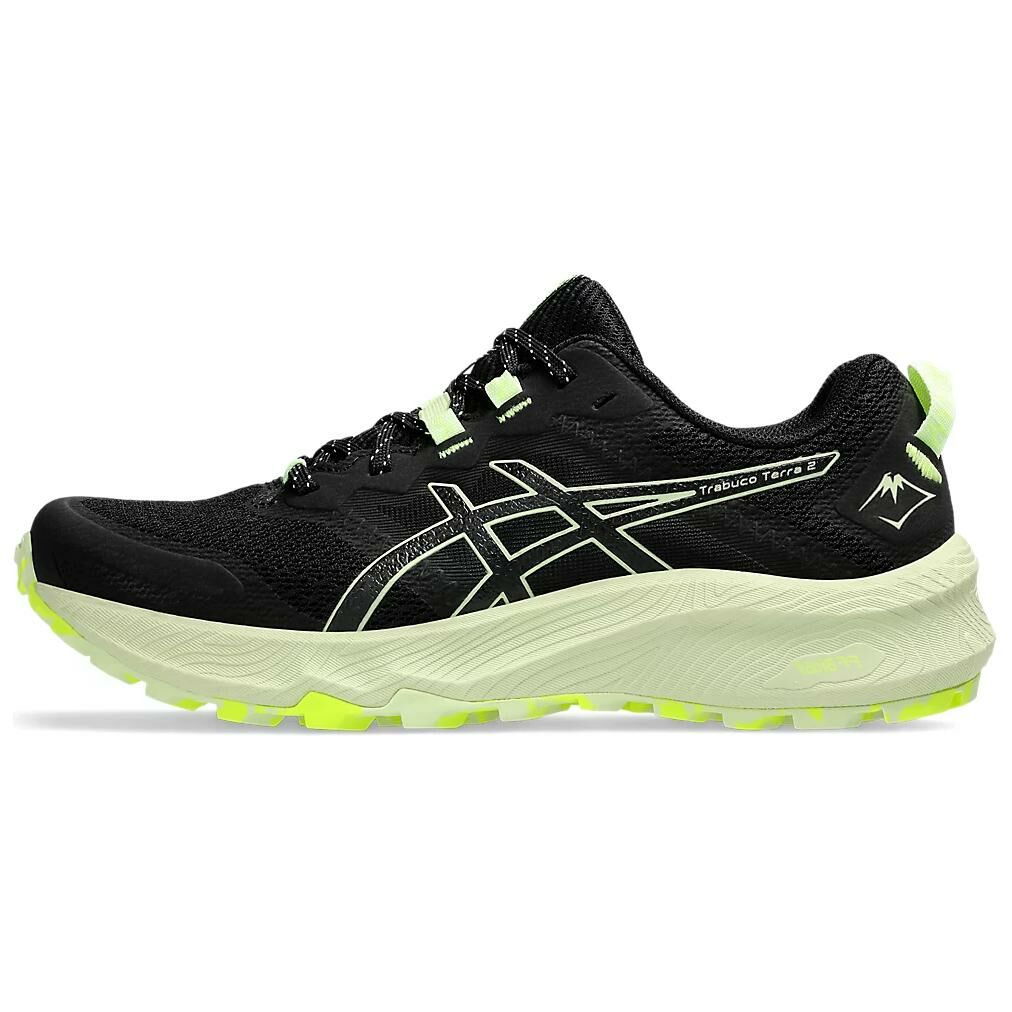 【代購】Asics Gel-Trabuco Terra 2 Cushioning Breathable Low-Top Trail Running Running Shoes Women's Black Green