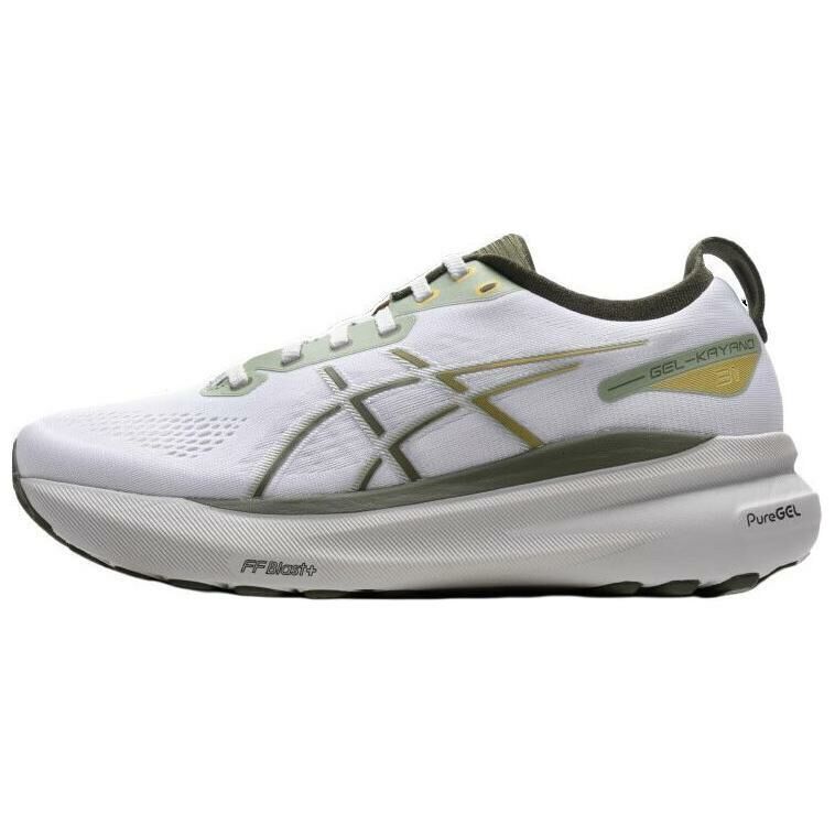 【代購】Asics Gel-Kayano 31 Anti-Slip And Wear-Resistant Breathable Low-Top Casual Running Shoes Men's White Green