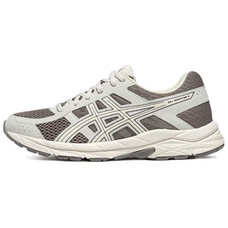 【代購】Asics Gel-Contend 4 Anti-Slip And Wear-Resistant Breathable Low-Top Running Shoes Women's Gray