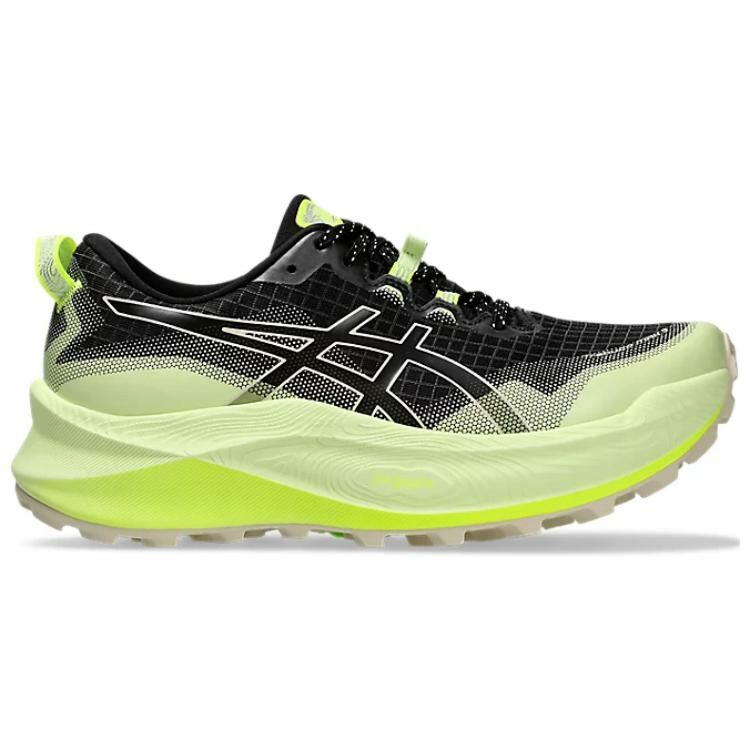 【代購】Asics Gel-Trabuco Max 3 Anti-Slip Wear-Resistant Low-Top Running Shoes Unisex Black Green