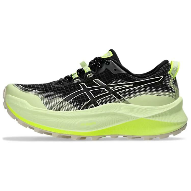 【代購】Asics Gel-Trabuco Max 3 Anti-Slip Wear-Resistant Low-Top Running Shoes Unisex Black Green