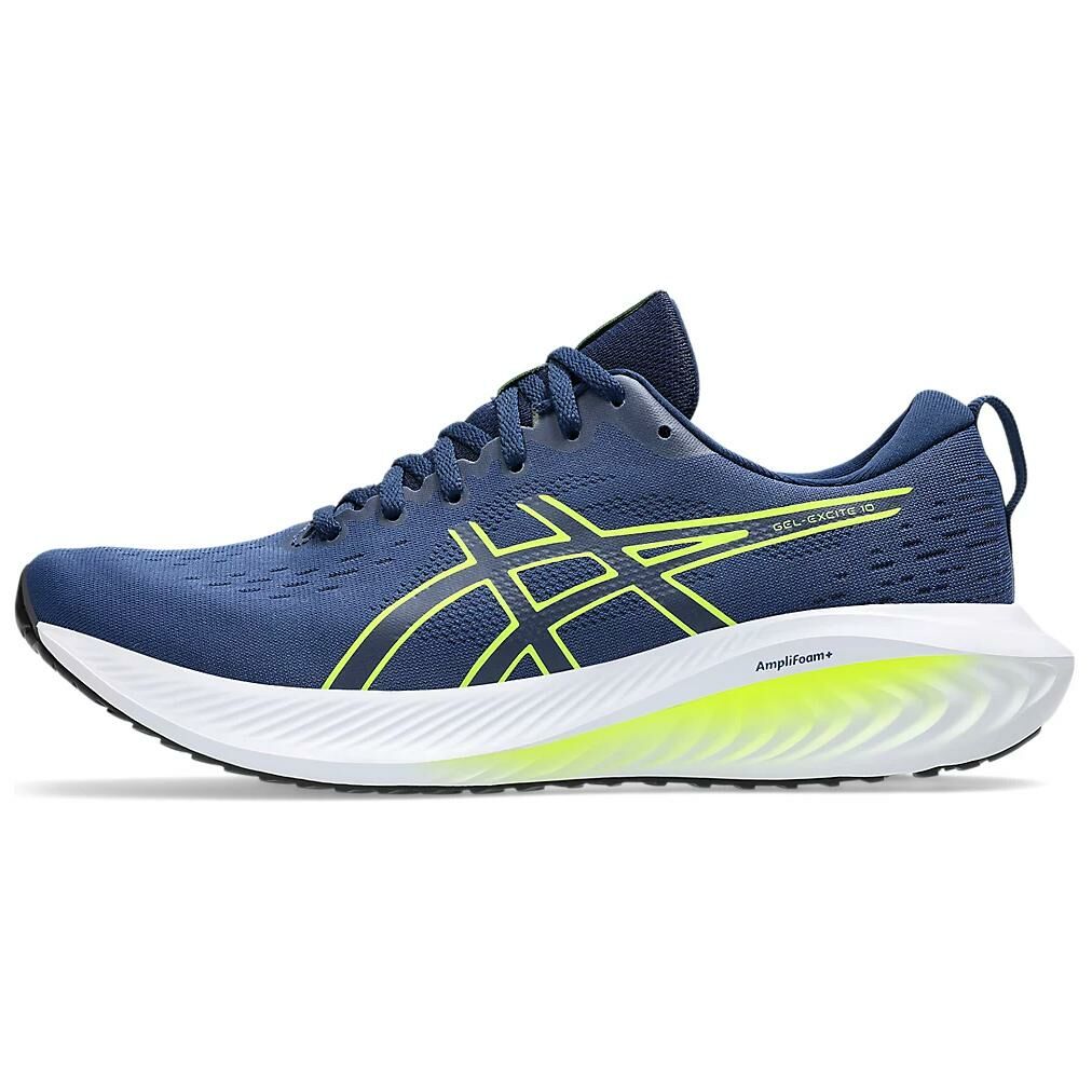 【代購】Asics Gel-Excite 10 Cushioned Slip-Resistant Low-Top Casual Running Shoes Men's Blue