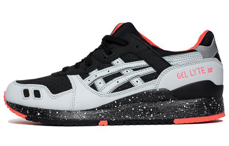 【代購】Asics Gel-Lyte 3 Anti-Slip And Wear-Resistant Lightweight Low-Top Athletic Shoes Unisex Black Gray