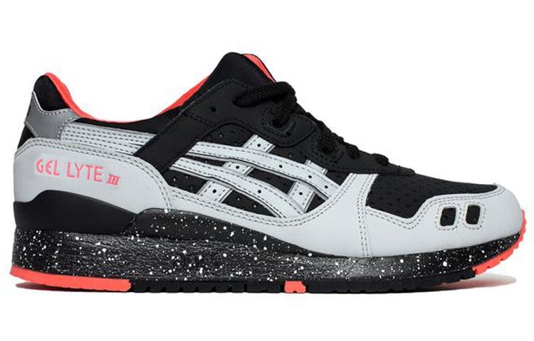 【代購】Asics Gel-Lyte 3 Anti-Slip And Wear-Resistant Lightweight Low-Top Athletic Shoes Unisex Black Gray