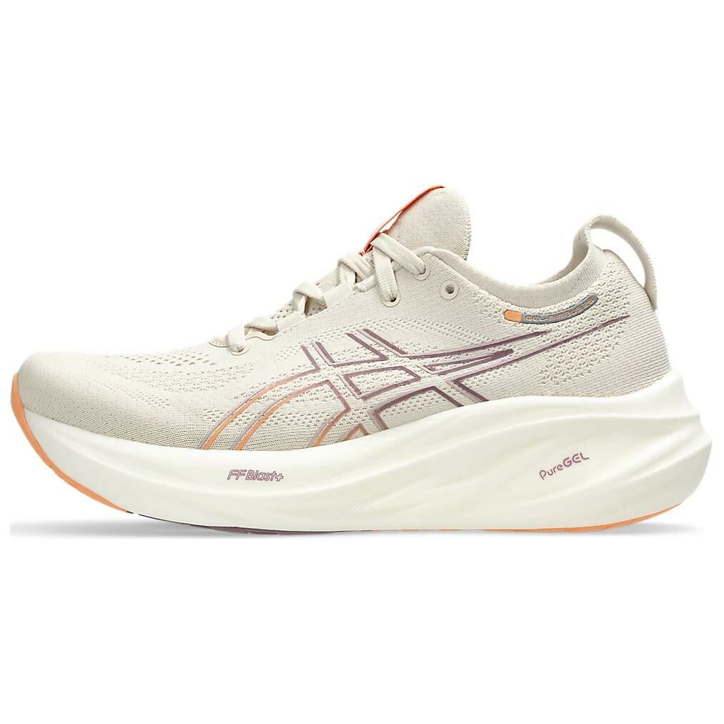 【代購】Asics GEL-NIMBUS 26 Cushioning Low-Top Long Distance Running Running Shoes Women's Khaki