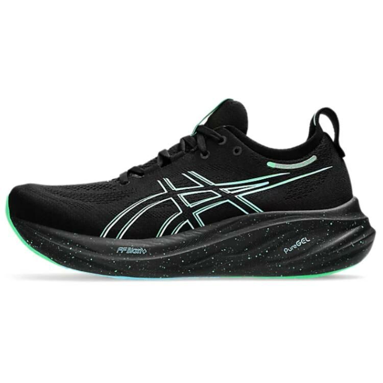 【代購】Asics GEL-NIMBUS 26 Balance Lightweight Cushioning Low-Top Casual Running Shoes Men's Black