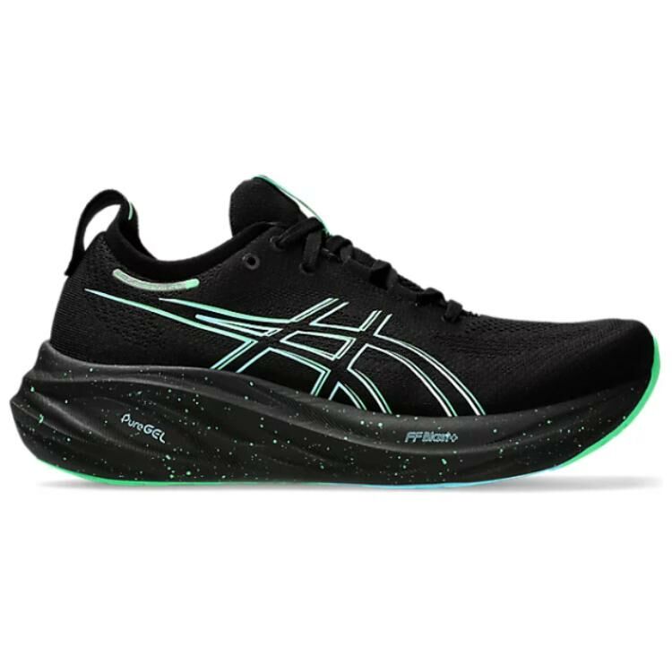 【代購】Asics GEL-NIMBUS 26 Balance Lightweight Cushioning Low-Top Casual Running Shoes Men's Black