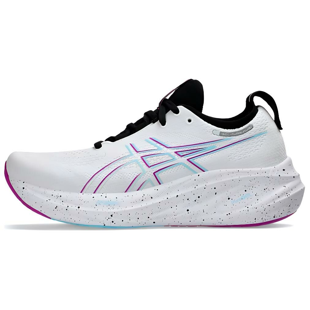 【代購】Asics GEL-NIMBUS 26 Non-slip Wear-resistant Shock Absorption Low-Top Casual Running Shoes Women's White
