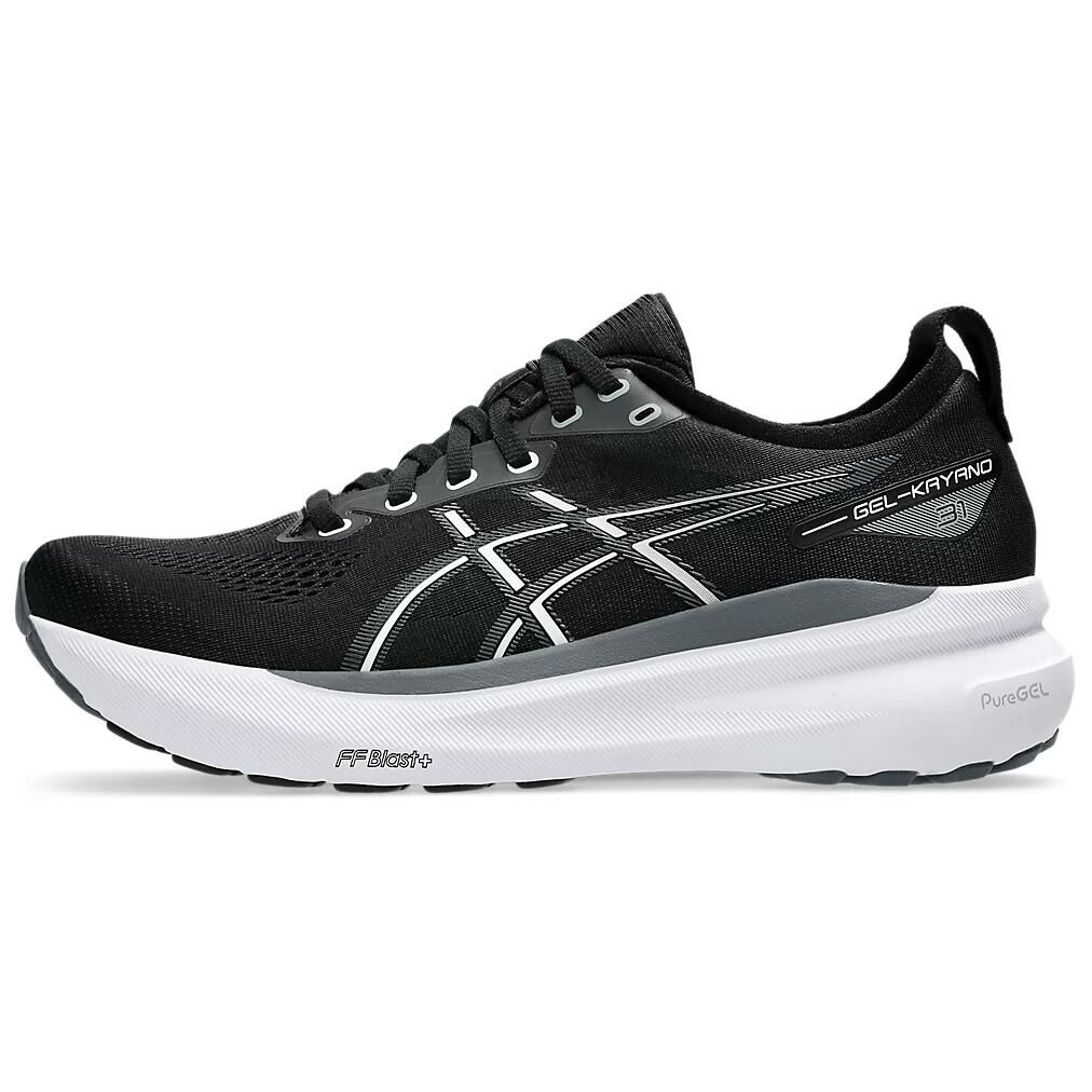 【代購】Asics Gel-Kayano 31 Anti-Slip Wear-Resistant Low-Top Casual Running Shoes Men's Black White