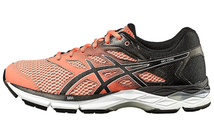 【代購】Asics Gel-Zone 6 Cushioned Wear-Resistant Breathable Low-Top Running Shoes Women's Orange Black