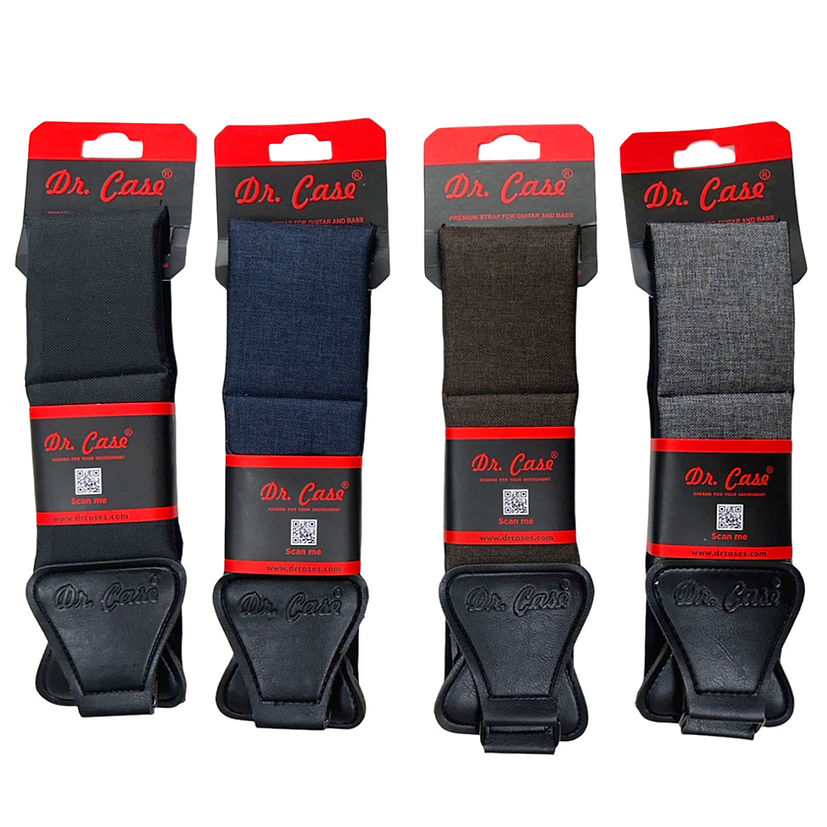 DR Case Strap Universal 減壓背帶 吉他/貝斯 背帶 經典黑 圖 2
