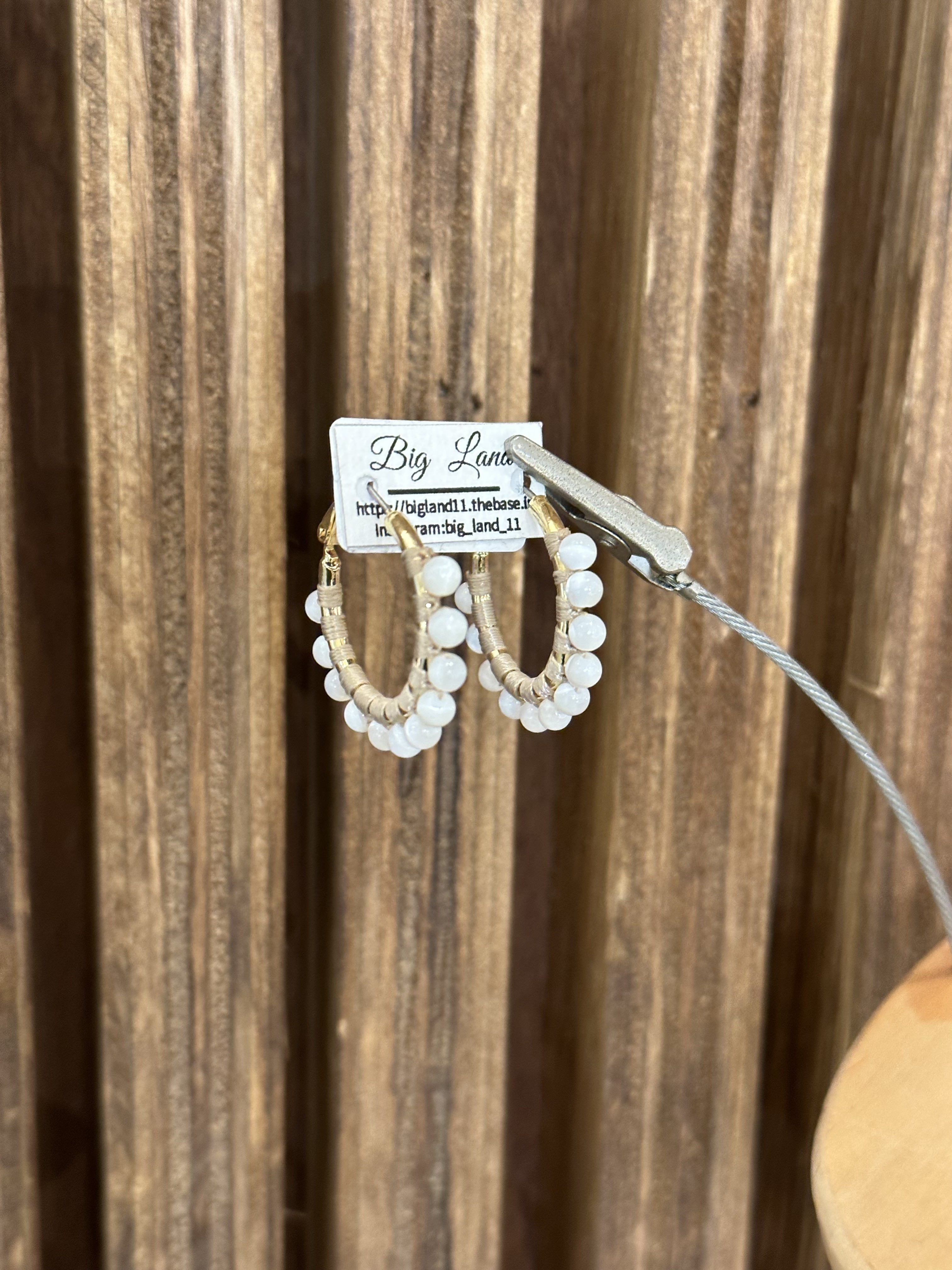 [Big Land] 珍珠母鈦金屬耳針 | NO.278