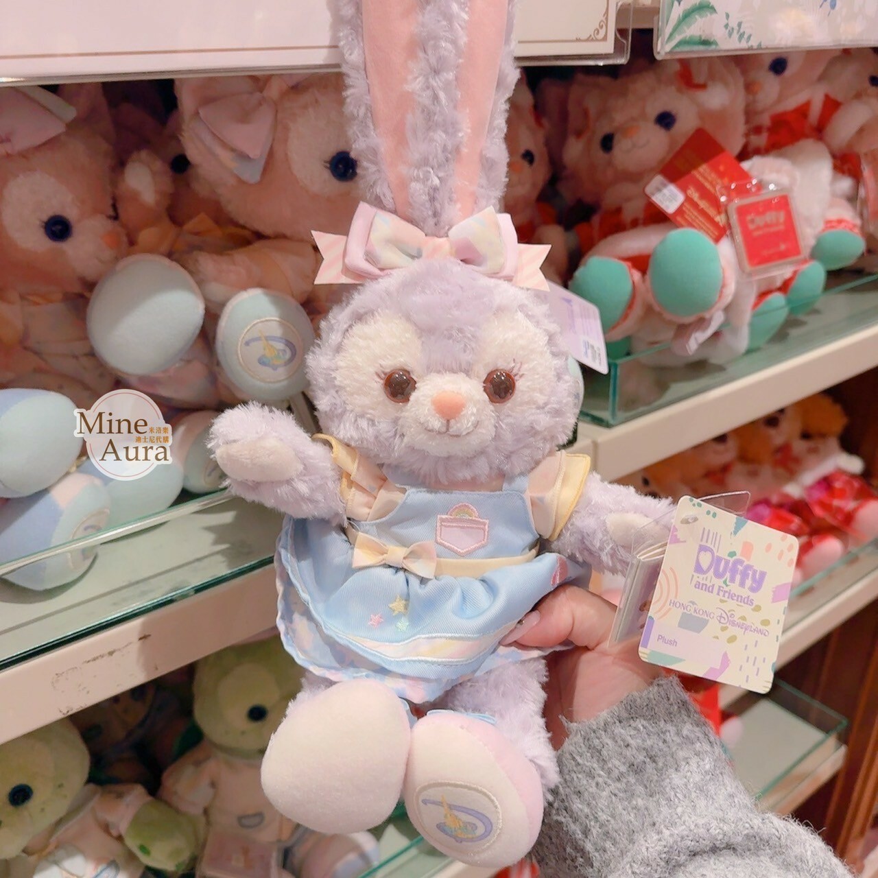 達菲 Duffy 與好友們 快樂相傳 smiles go around 史黛拉露 星黛露 StellaLou 絨毛 SS號 娃娃 玩偶 -香港迪士尼樂園
