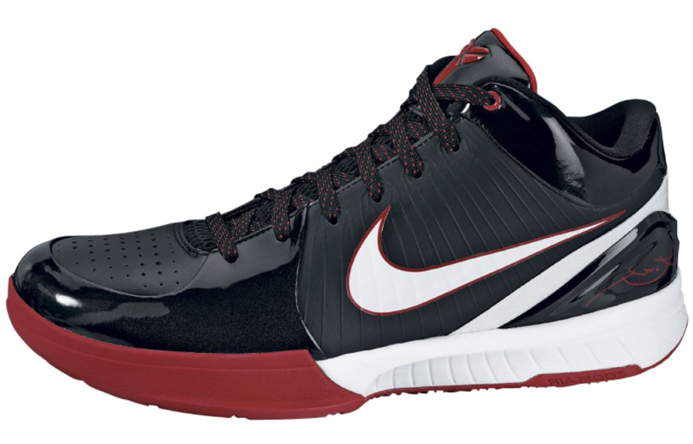 【代購】Nike Kobe 4 Black White Varsity Red