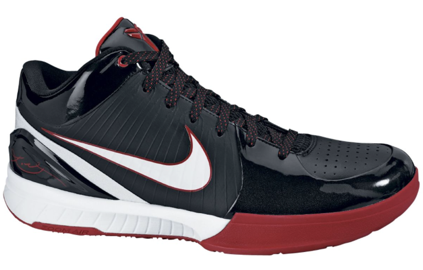 【代購】Nike Kobe 4 Black White Varsity Red