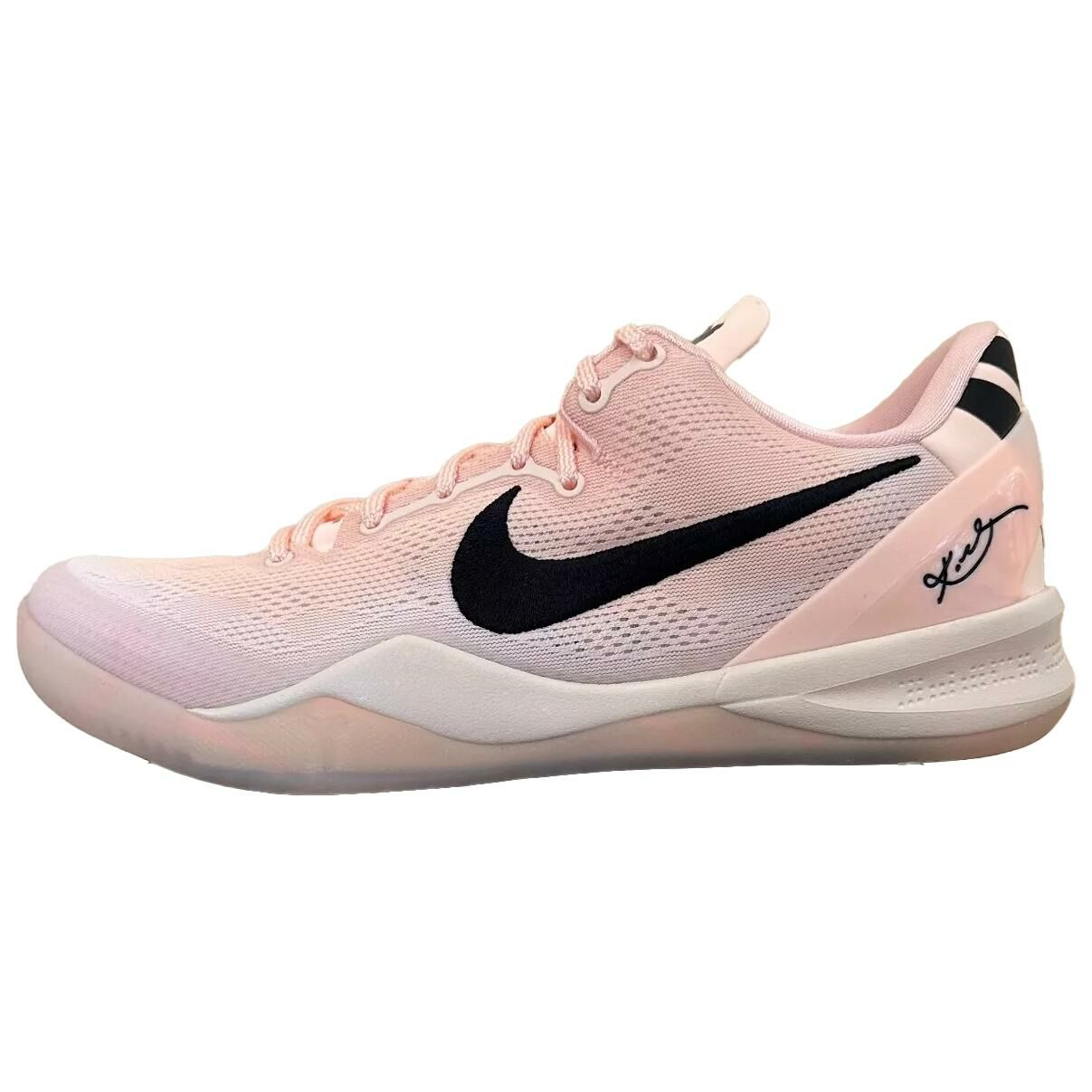 【代購】Nike Kobe 8 Anti-Slip Wear-Resistant Low-Top Basketball Shoes Unisex Pink Black