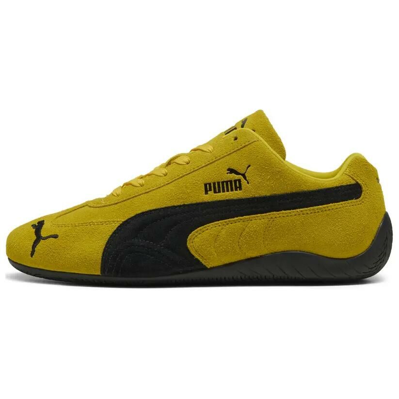 【代購】PUMA Speedcat Anti-Slip Wear-Resistant Low-Top Casual Shoes Unisex Bally Yellow Black
