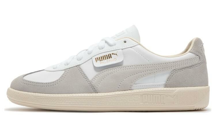 【代購】PUMA Palermo Leather PUMA White Cool Light Gray Sugared Almond