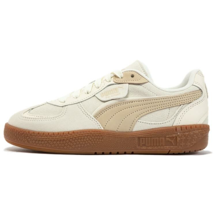 【代購】PUMA Palermo Anti-Slip Wear-Resistant Low-Top Skateboard Shoes Unisex Ecru