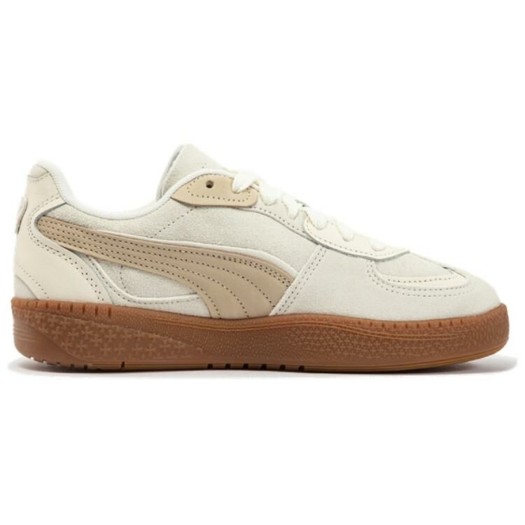 【代購】PUMA Palermo Anti-Slip Wear-Resistant Low-Top Skateboard Shoes Unisex Ecru