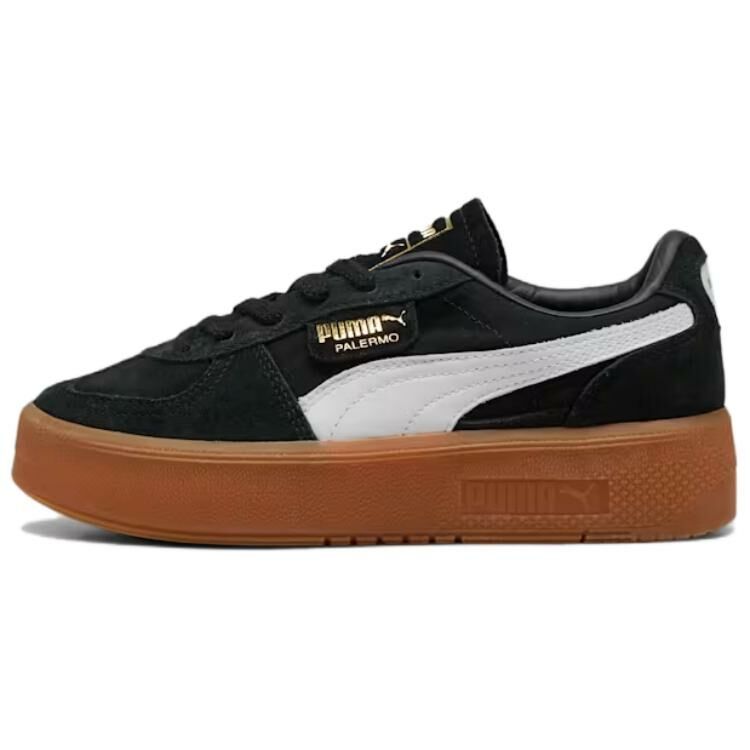 【代購】PUMA Palermo Anti-Slip Wear-Resistant Low-Top Skateboard Shoes Women's Black