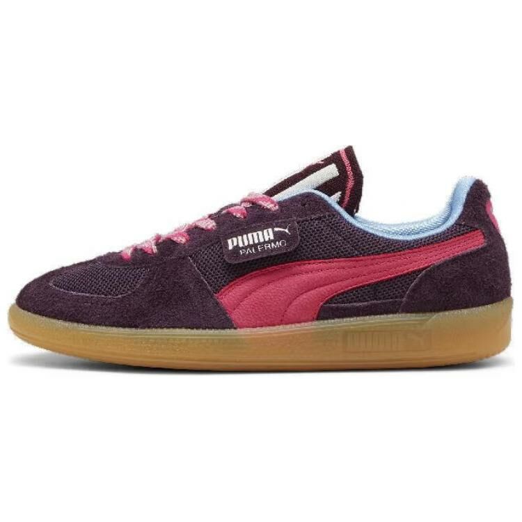 【代購】PUMA Palermo Slip-Resistant Breathable Low-Top Skateboard Shoes Unisex Purple