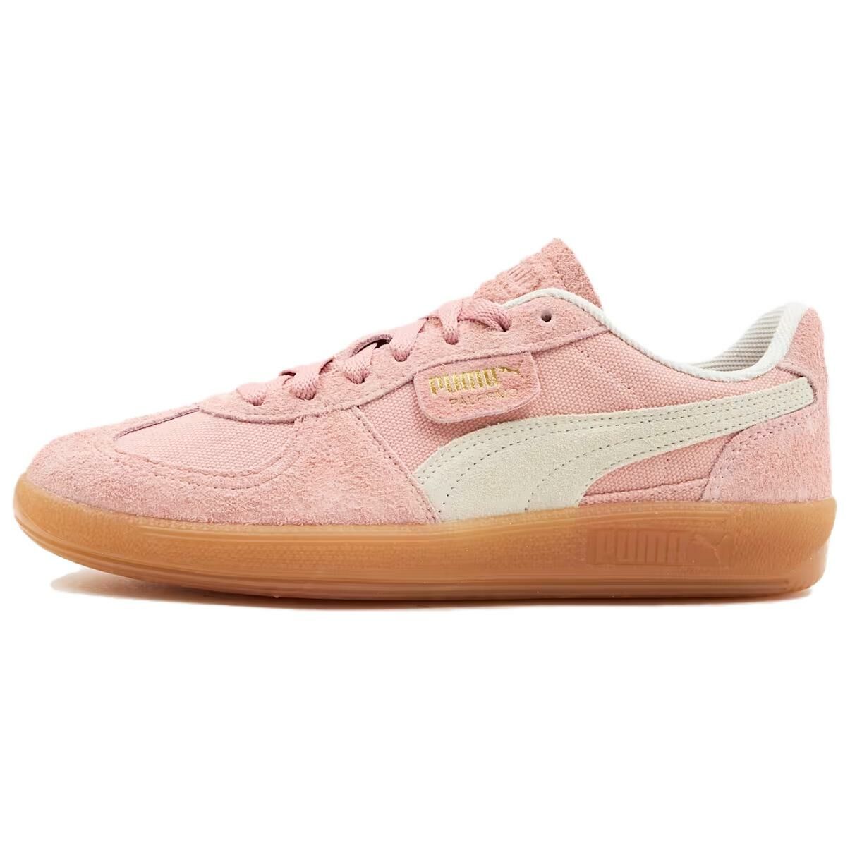 【代購】PUMA Palermo Anti-Slip Wear-Resistant Low-Top Skateboard Shoes Unisex Pink White