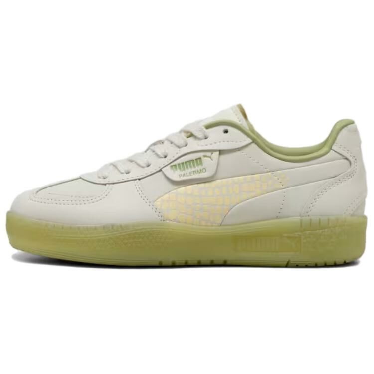 【代購】PUMA Palermo Anti-Slip Wear-Resistant Low-Top Skateboard Shoes Women's Light Gray