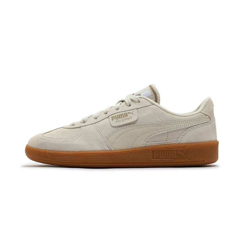 【代購】PUMA Palermo Anti-Slip Wear-Resistant Low-Top Skateboard Shoes Unisex Apricot