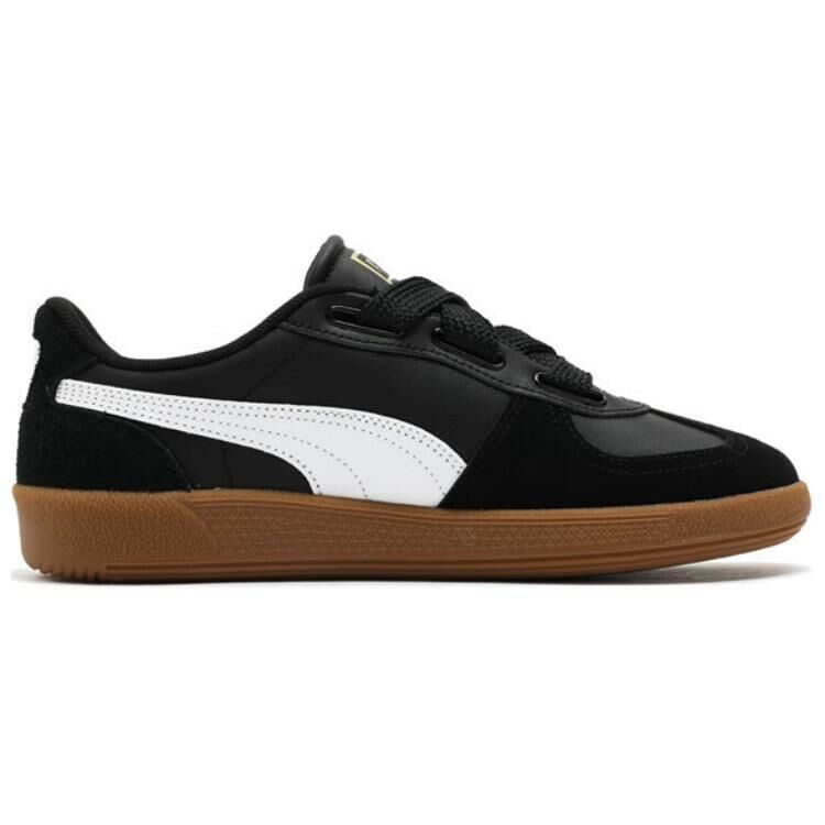 【代購】PUMA Palermo Wide Lace Sd 'Black White Gold' Women's