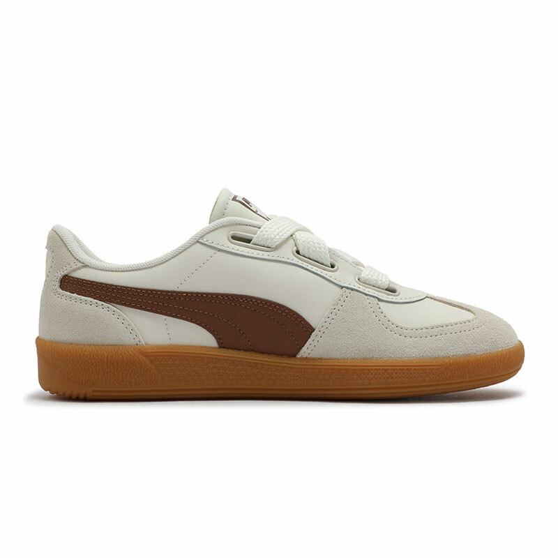 【代購】PUMA Palermo Wide Lace Sd 'Frosted Ivory Brown Mushroom' Women's