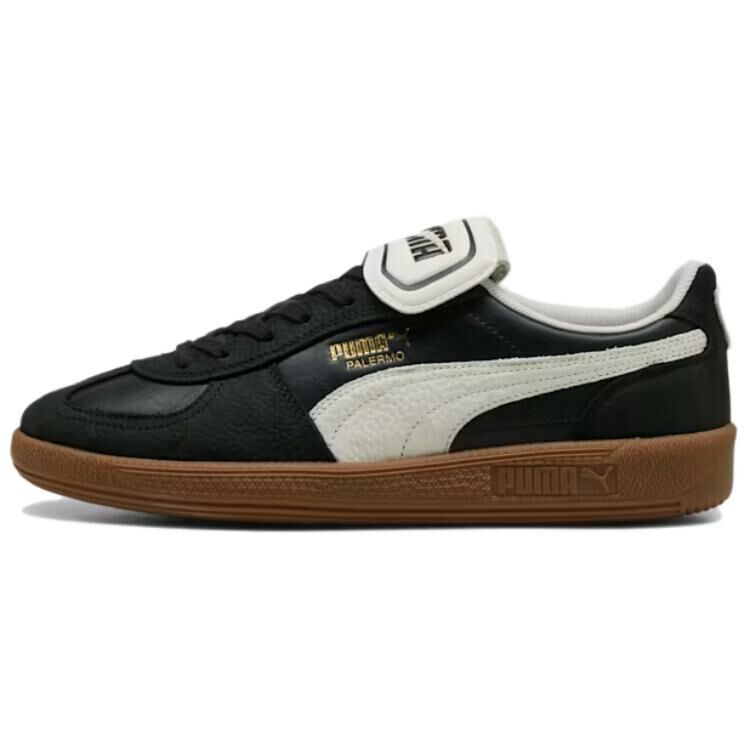 【代購】PUMA Palermo Anti-Slip Wear-Resistant Low-Top Skateboard Shoes Unisex Black