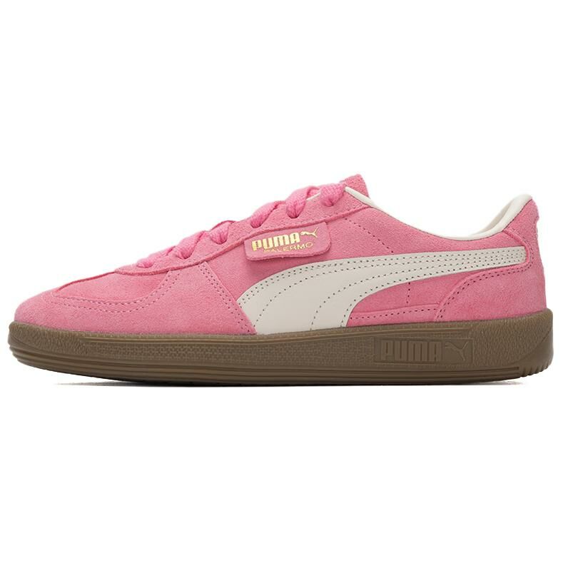 【代購】PUMA Palermo Anti-Slip And Wear-Resistant Breathable Low-Top Skateboard Shoes Unisex Pink