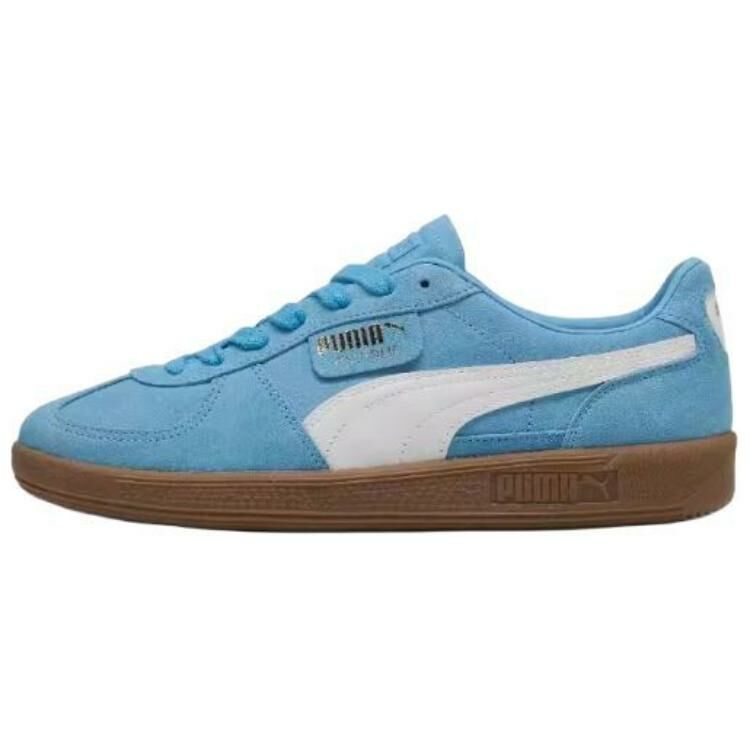 【代購】PUMA Palermo Anti-Slip And Wear-Resistant Breathable Low-Top Skateboard Shoes Unisex Blue